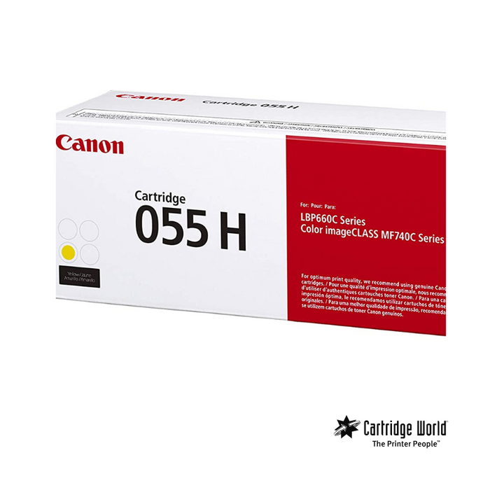Canon 055H High Yield Yellow Toner