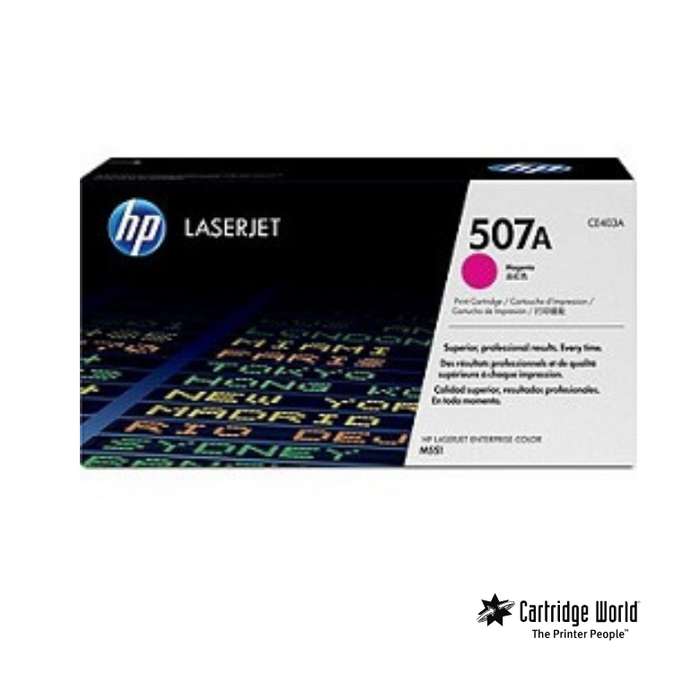 HP Color Laserjet M551n 507A Magenta Toner