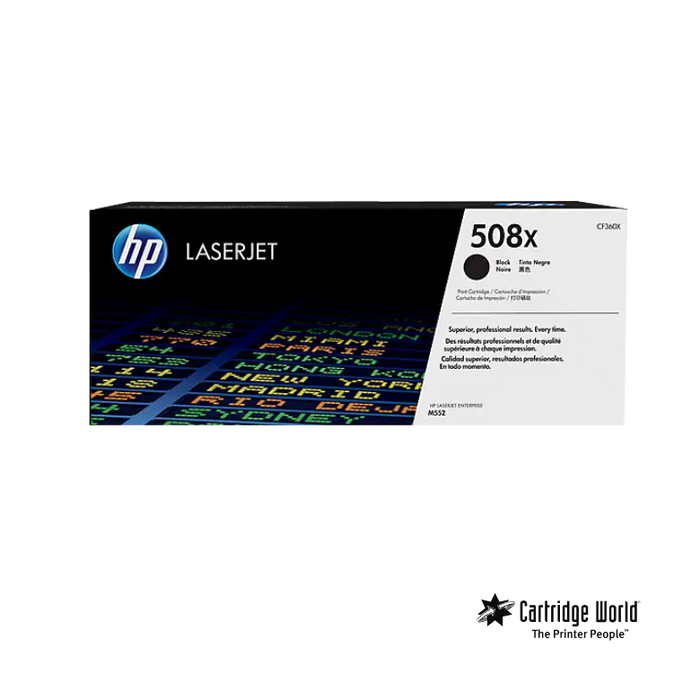 HP Color Laserjet M552DN 508X High Yield Black Toner