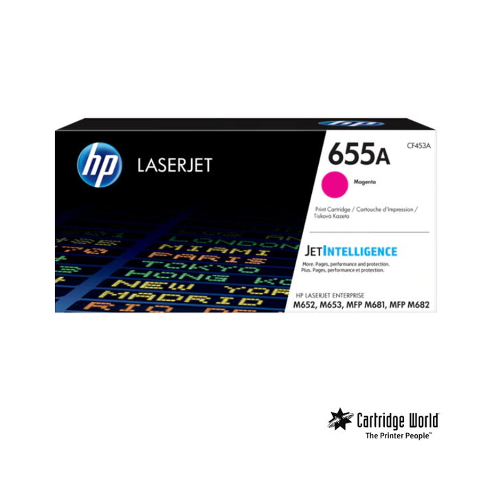 HP Color Laserjet M652dn 655A Magenta Toner