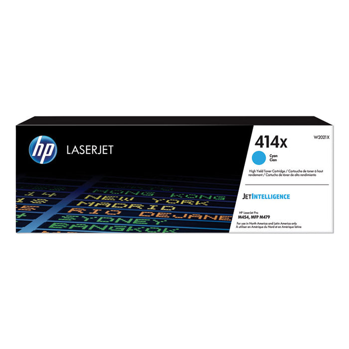 HP W2021X 414X High Yield Cyan Toner