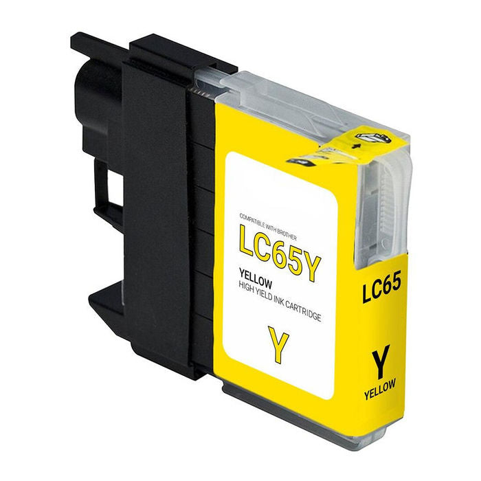 Compatible Brother LC65HYY High Capacity Yellow Inkjet Cartridge