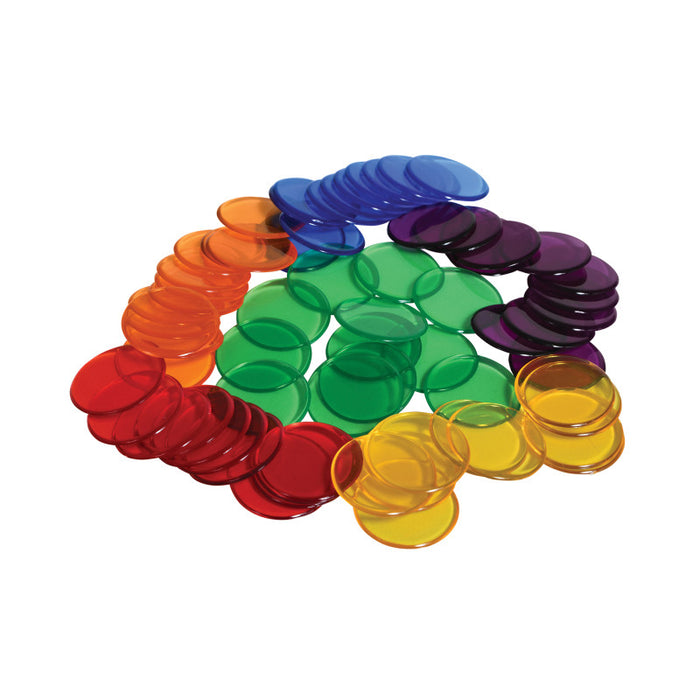 Learning Advantage CTU7221 Transparent Counters - .75" - Set of 1,000