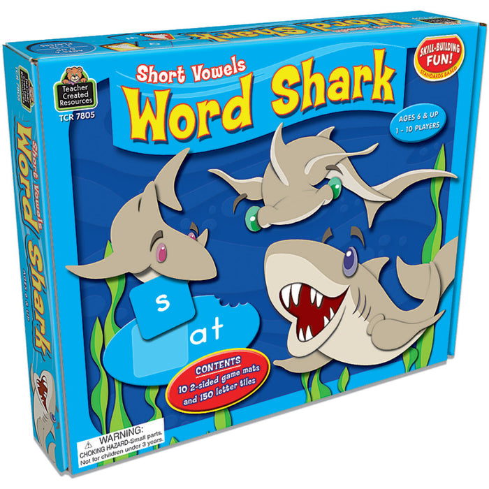Teacher Created Resources TCR7805 Word Shark: Short Vowels Game