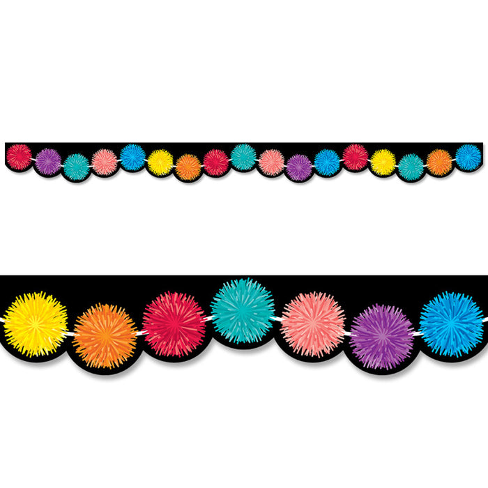 Creative Teaching Press CTP10515 Pom Poms EZ Border, 48 Feet