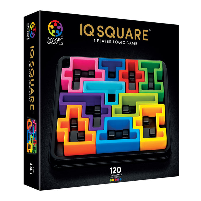 SmartGames SG-312 IQ Deluxe: Square 1 Player Logic Game