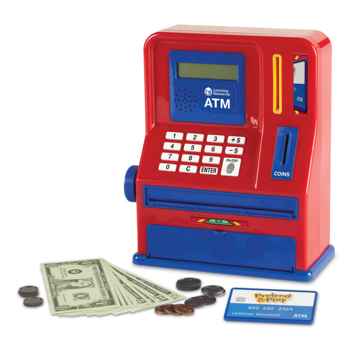 Learning Resources LER2625 Pretend and Play Teaching ATM Bank