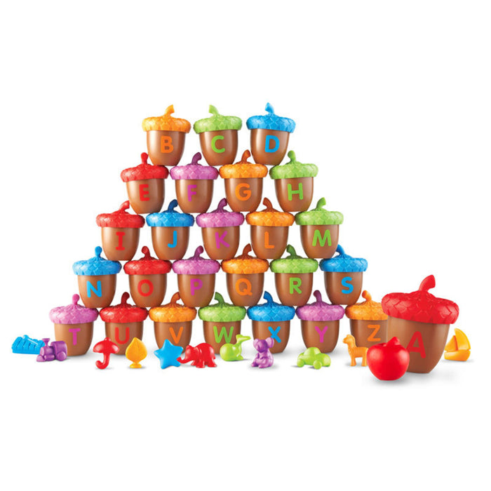 Learning Resources LER6802 Alphabet Acorns Activity Set