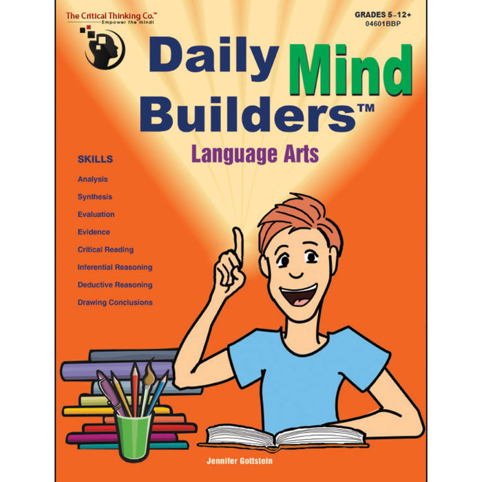 The Critical Thinking Co. CTB04601BBP Daily Mind Builders&trade;: Language Arts, Grade 5-12
