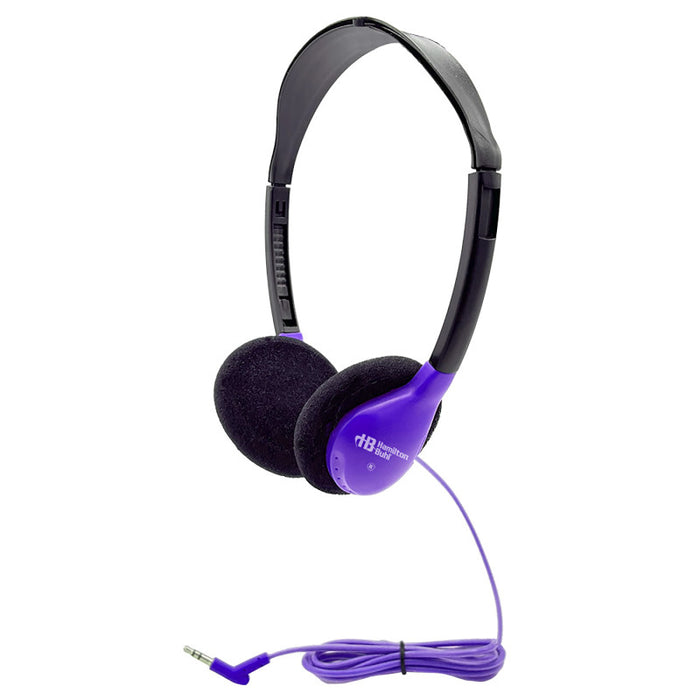 HamiltonBuhl HECHA2PPL Personal On-Ear Stereo Headphone, Purple
