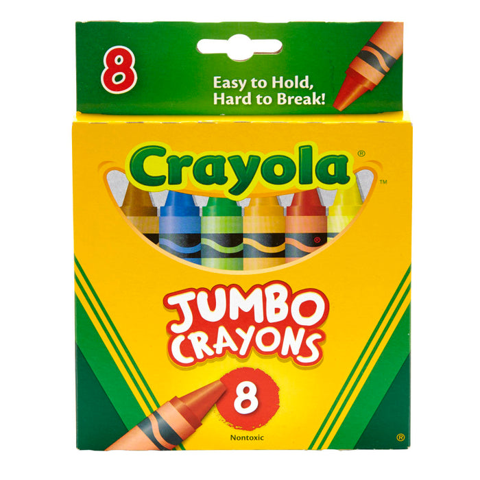 Crayola BIN389 Jumbo Crayons, 8 8 Count