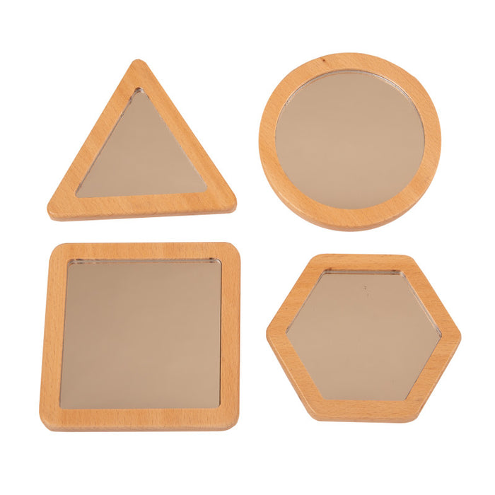 Learn Well YUSE0321 Little Looking Shape Mirrors - Set of 4