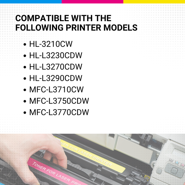 Cartridge World Compatible TN227 High Yield Yellow Toner