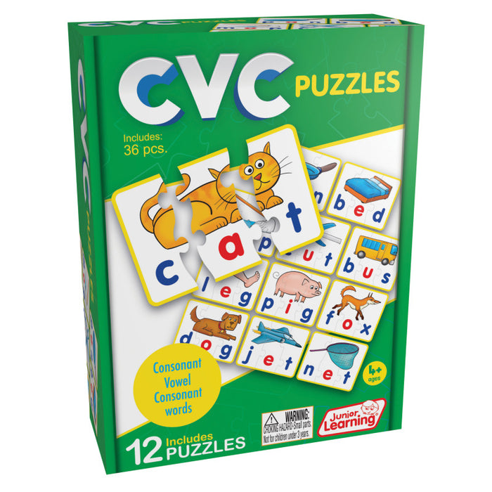 Junior Learning JRL240 CVC Puzzles
