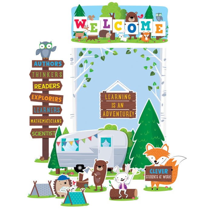 Creative Teaching Press CTP7069 Woodland Friends Woodland Welcome Bulletin Board Set