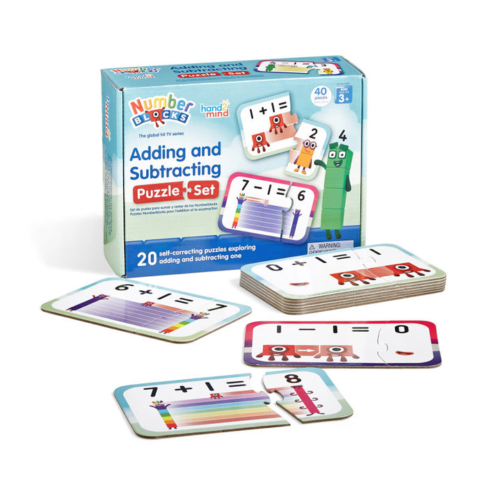 Hand2Mind HTM95402 Numberblocks Adding and Subtracting Puzzle Set