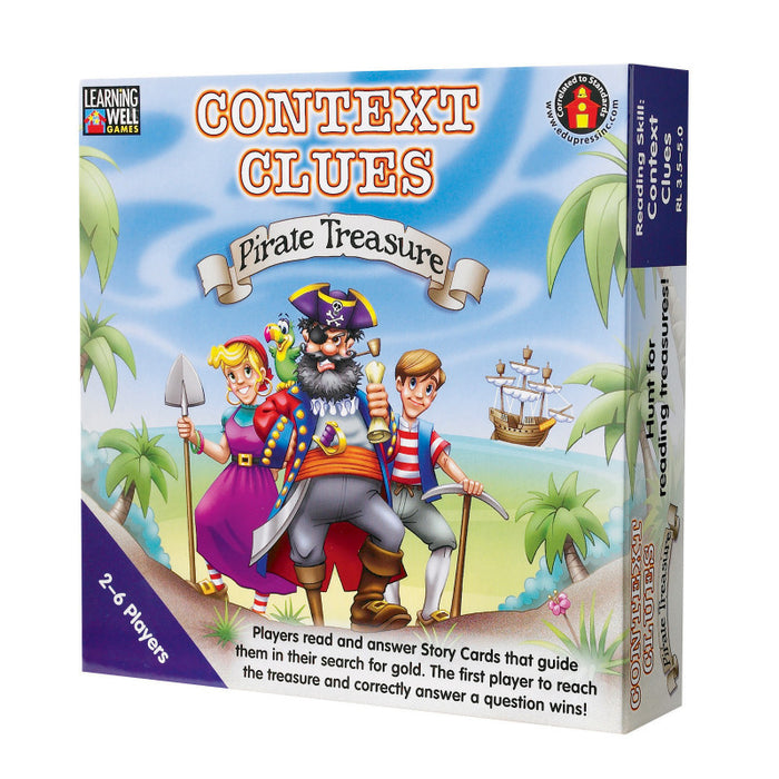 Learning Well Games LRN301 Context Clues Game Blue Level&mdash;Pirate Treasure Game