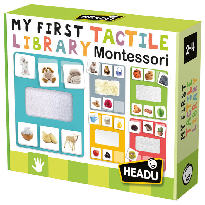 Headu HDUMU54341 Montessori My First Tactile Library