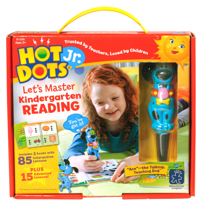 Educational Insights EI-2391 Hot Dots Jr. Let's Master Kindergarten Reading
