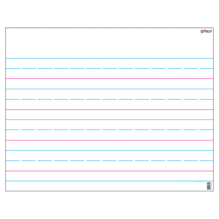 TREND T-1094 Handwriting Paper Wipe-Off Chart, 22" x 28"