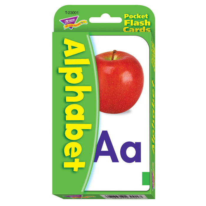 TREND T-23001 Alphabet Pocket Flash Cards