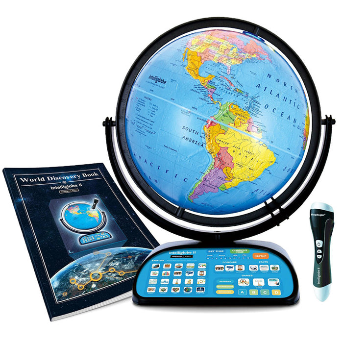 Replogle Globes RE-39871 Intelliglobe&trade; II Deluxe Interactive Globe, 12"