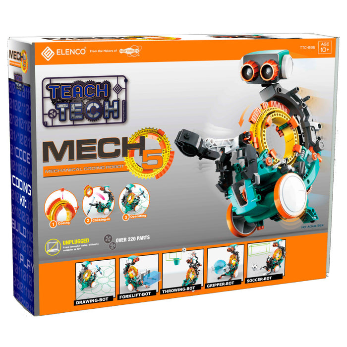 Elenco EE-TTC895 TEACH TECH&trade; Mech-5, Mechanical Coding Robot