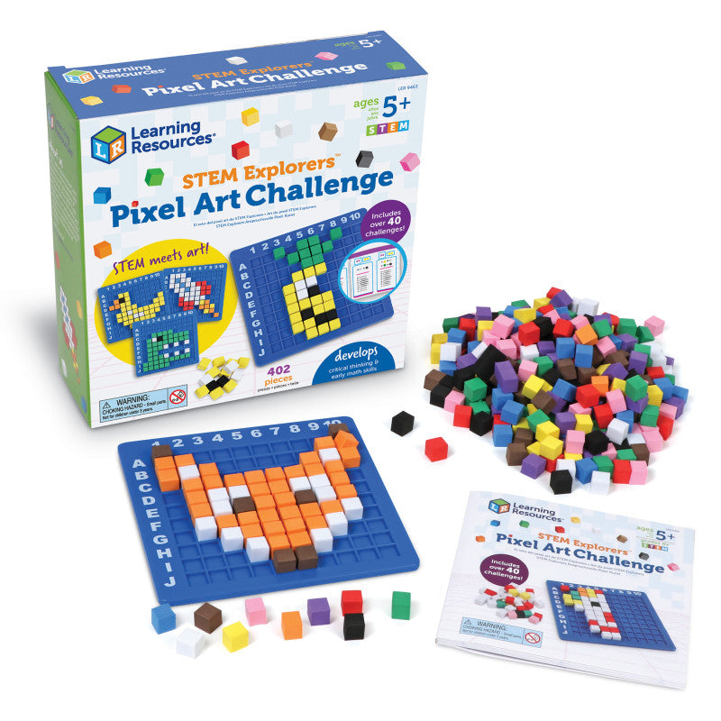 Learning Resources LER9463 STEM Explorers™ Pixel Art Challenge ...
