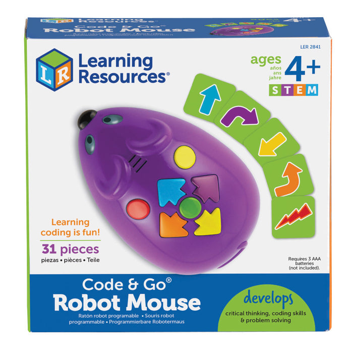 Learning Resources LER2841 Code & Go Robot Mouse