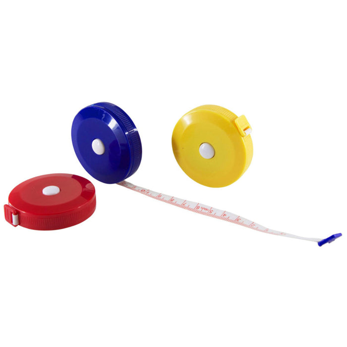 Baumgartens BAUM67740 Cloth Tape Measure, 60", Assorted Colors, 1 Count
