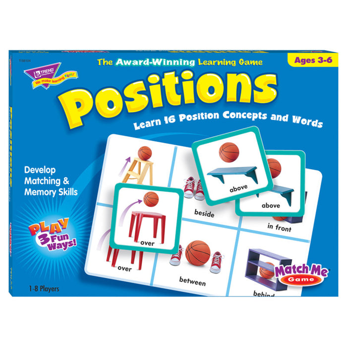 TREND T-58104 Positions Match Me Games