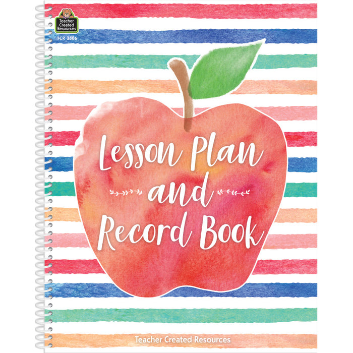 Teacher Created Resources TCR3586 Watercolor Lesson Plan and Record Book