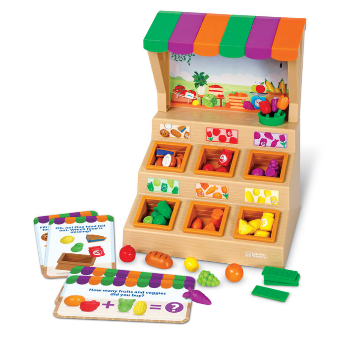 Learning Resources LER6822 Mini Farmerstand Sorting Set