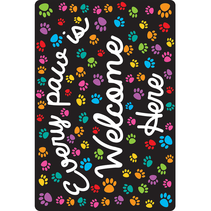 Smart Poly ASH12511 Computer Mouse Pad, 8" x 10", Every Paw is Welcome Here