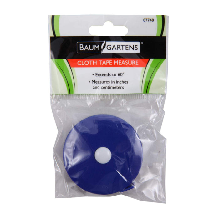 Baumgartens BAUM67740 Cloth Tape Measure, 60", Assorted Colors, 1 Count