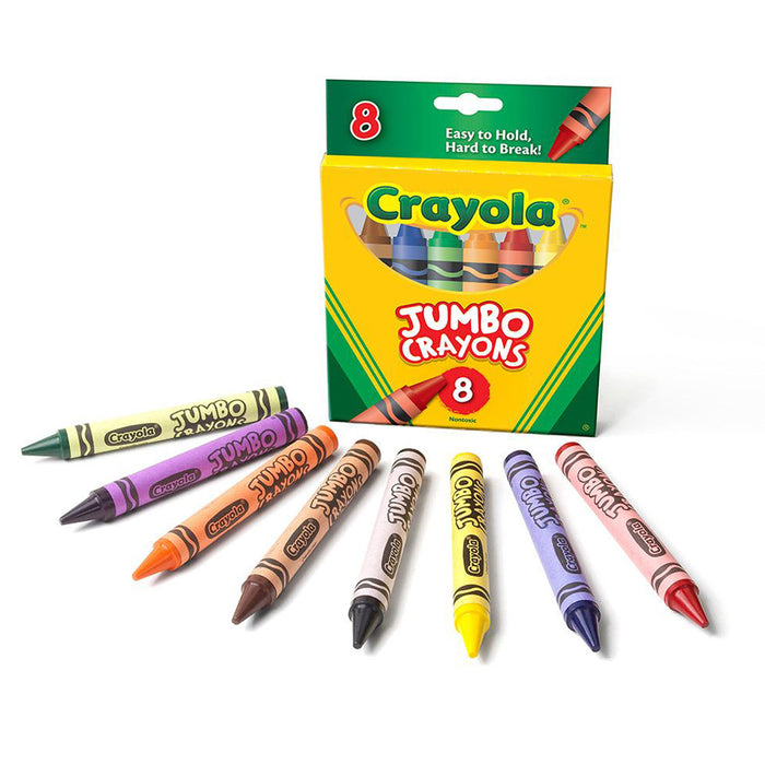 Crayola BIN389 Jumbo Crayons, 8 8 Count