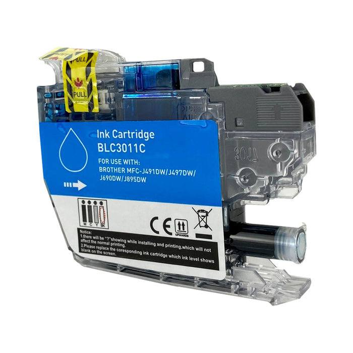 Brother LC3011C Compatible  Ink Cartridge Cyan