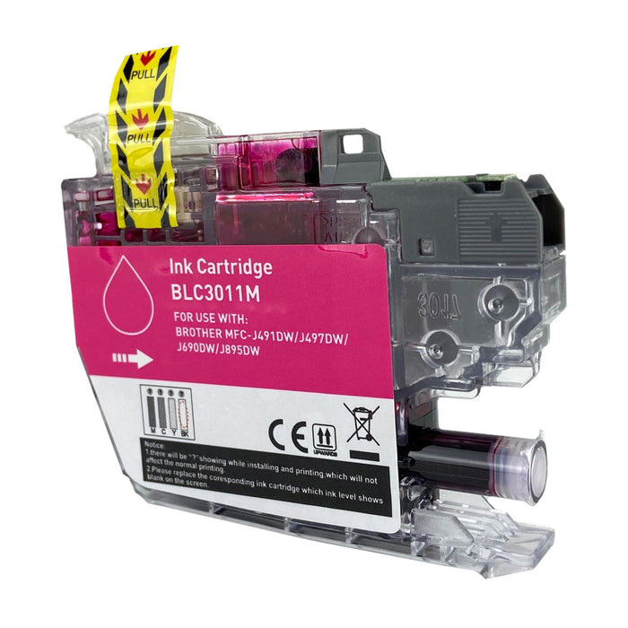 Brother LC3011M Compatible  Ink Cartridge Magenta