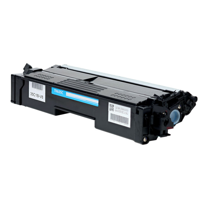 Compatible Brother TN635 (TN635C) Toner Cartridge, Cyan 1.8K Yield