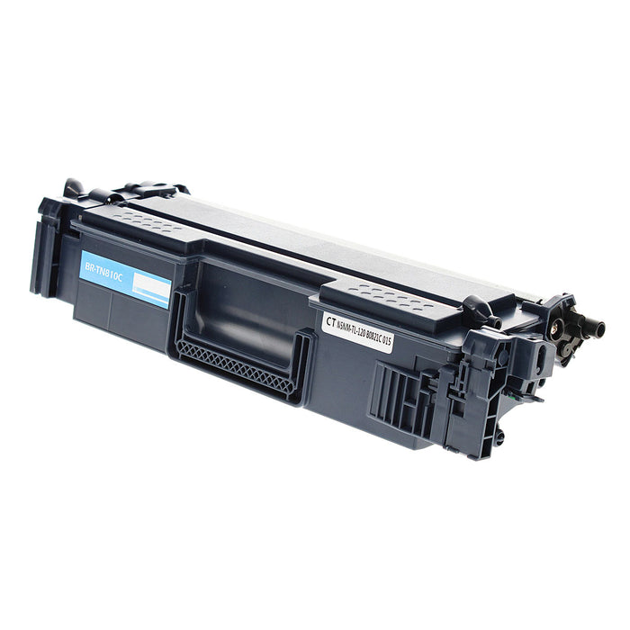Compatible Brother TN810 (TN810C) Toner Cartridge, Cyan 6.5K Yield