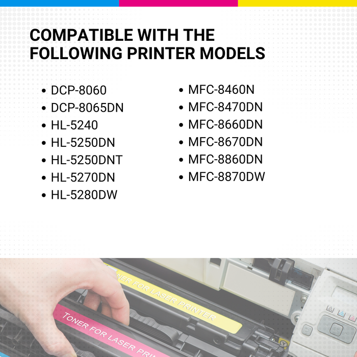 Brother TN580 High Yield Black Toner