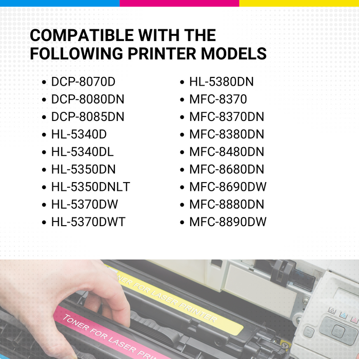 Brother TN650 High Yield Black Toner
