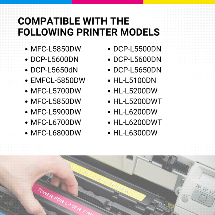 Brother TN850 High Yield Black Toner