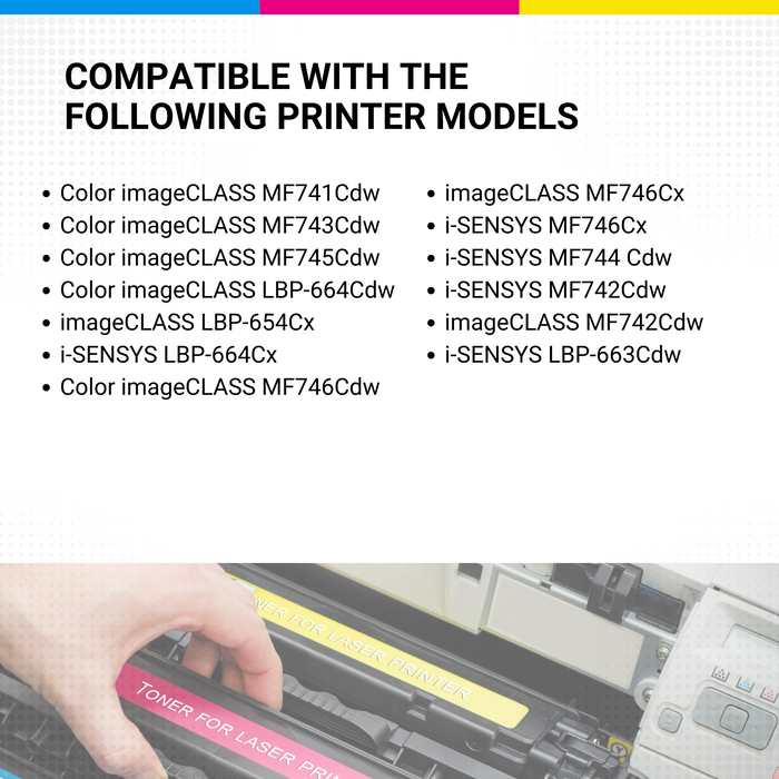 Canon 055H High Yield Yellow Toner