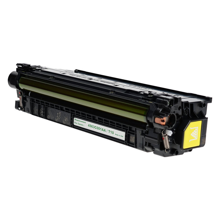 Remanufactured Canon T10 (4563C001AA) Toner Cartridge, Yellow 10K High Yield