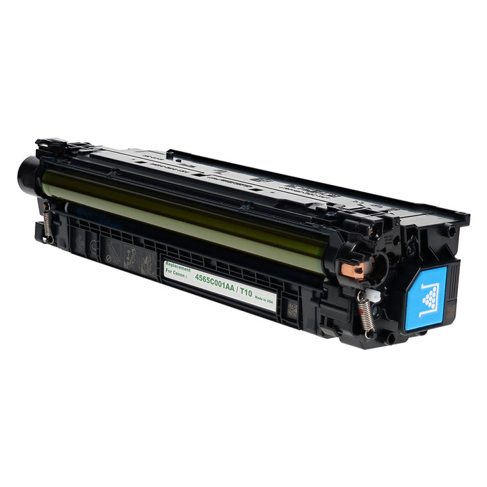 Remanufactured Canon T10 (4565C001AA) Toner Cartridge, Cyan 10K High Yield