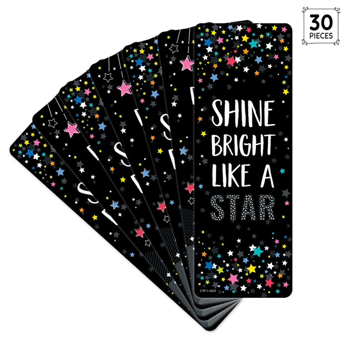 Creative Teaching Press CTP10944 Star Bright Positive Mindset Bookmark, Pack of 30