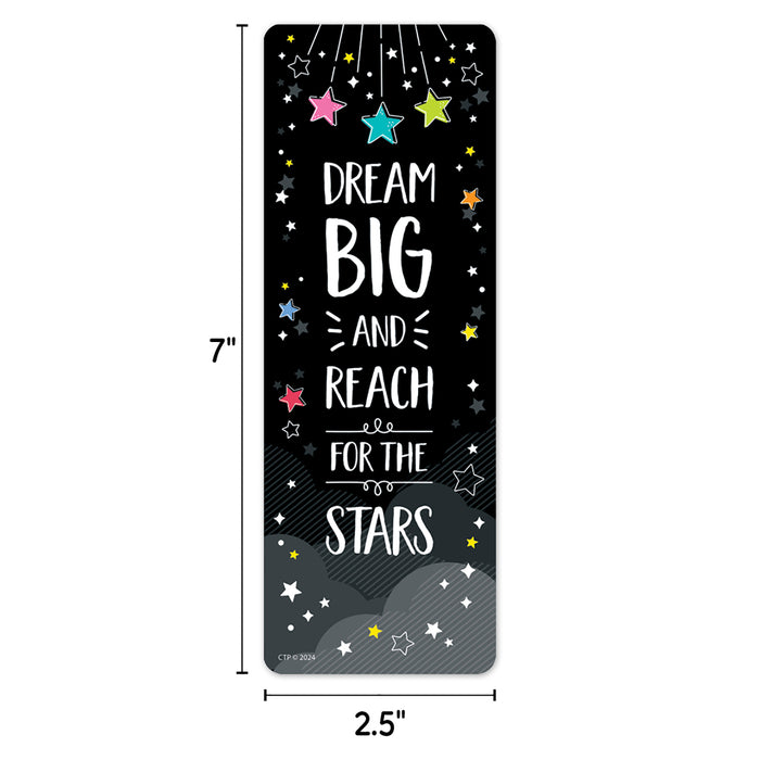Creative Teaching Press CTP10944 Star Bright Positive Mindset Bookmark, Pack of 30