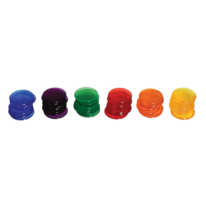 Learning Advantage CTU7221 Transparent Counters - .75" - Set of 1,000