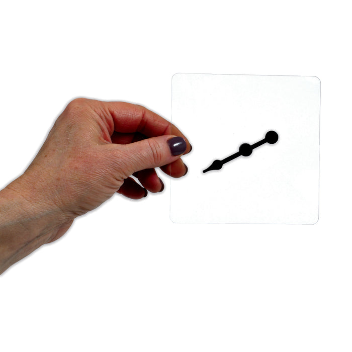 Learning Advantage CTU7350 Transparent Spinners - Set of 5